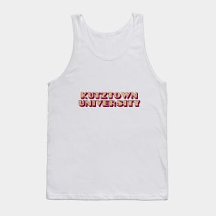 kutztown glitter lettering Tank Top